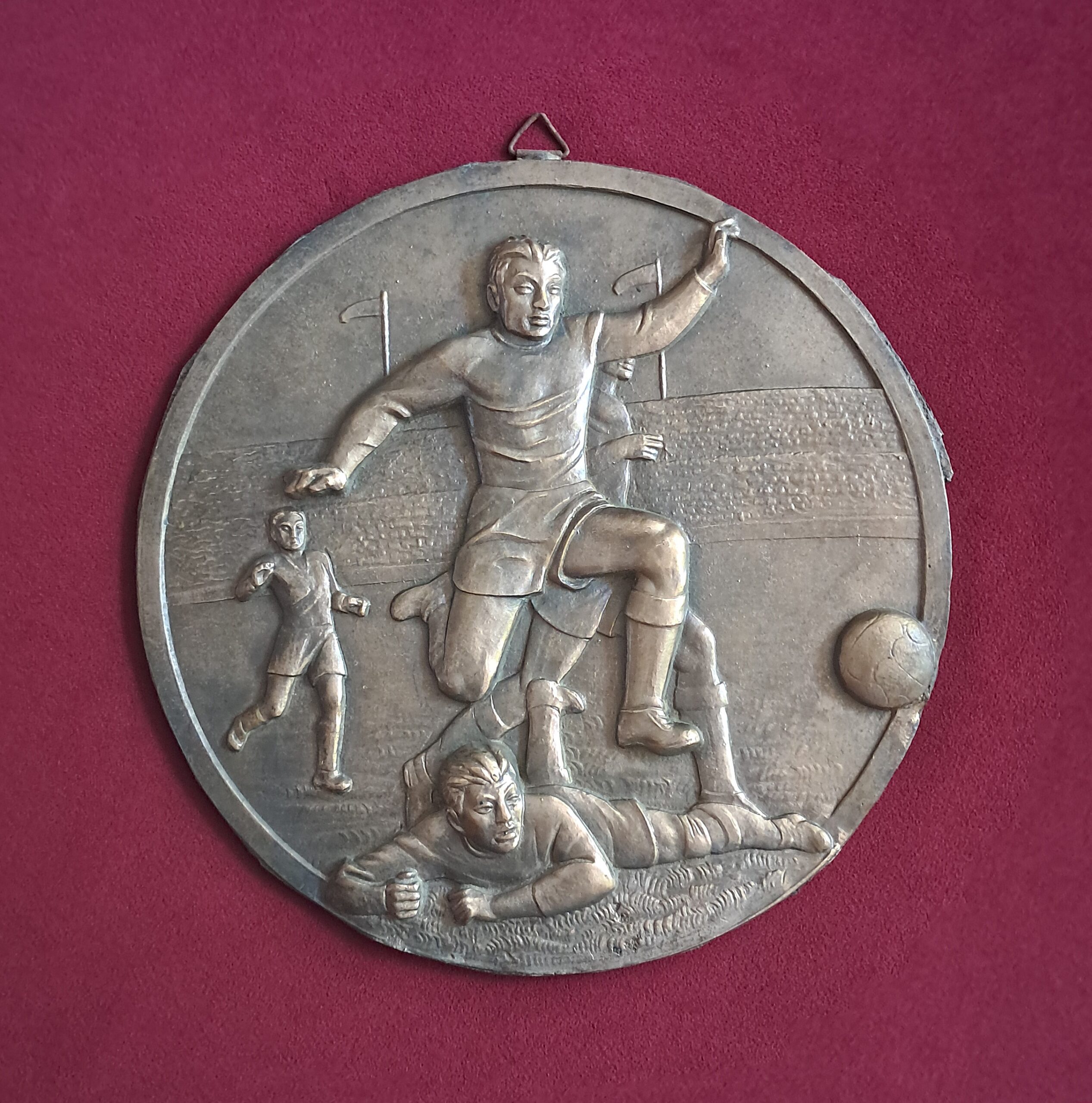 n. 830 – Bronzo per medaglia ”F.I.G.C.” anno 1955