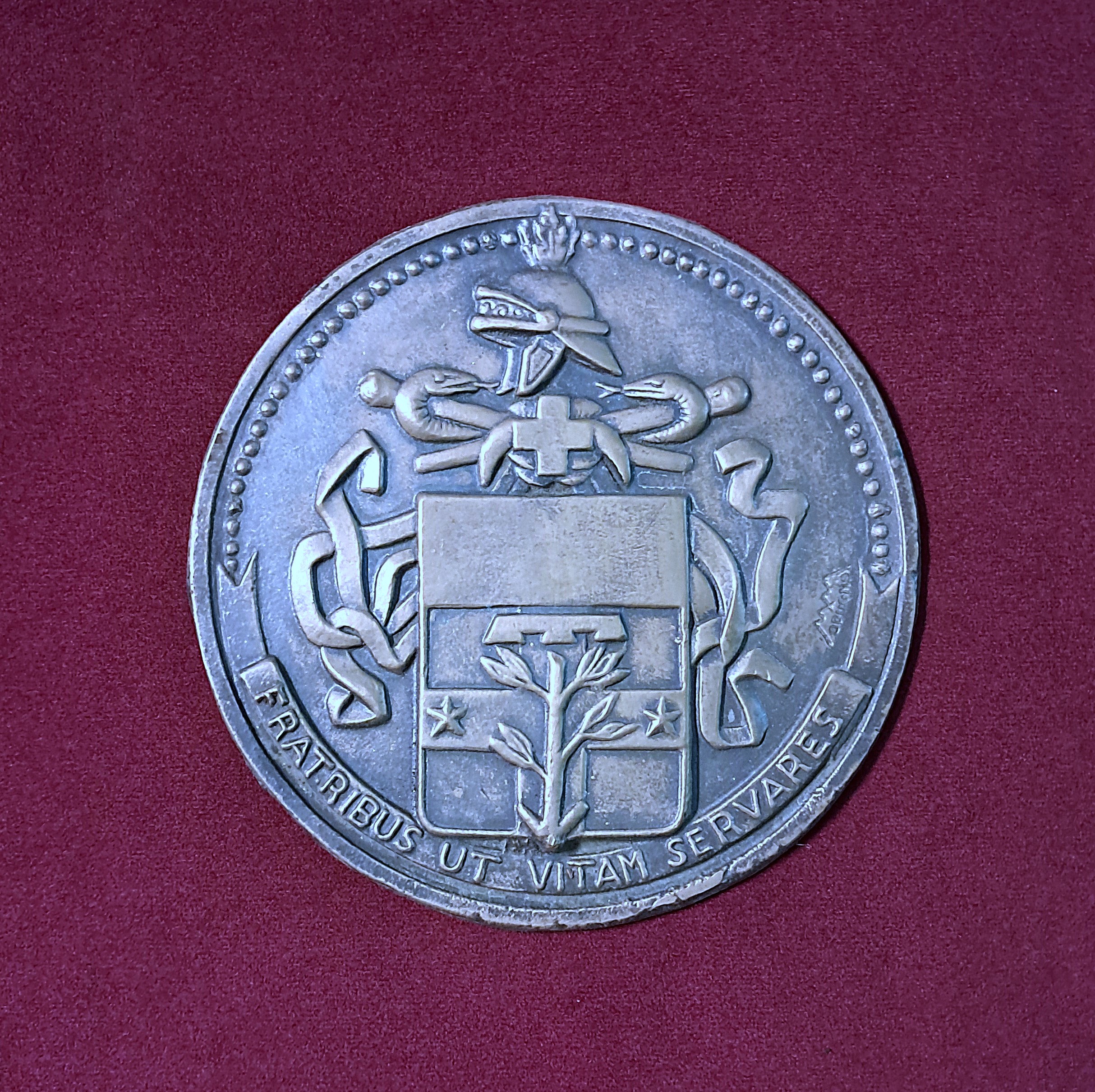n. 1836 – Bronzo per medaglia “Ospedale Militare di Firenze” su disegno di M. Modugno anno 1961