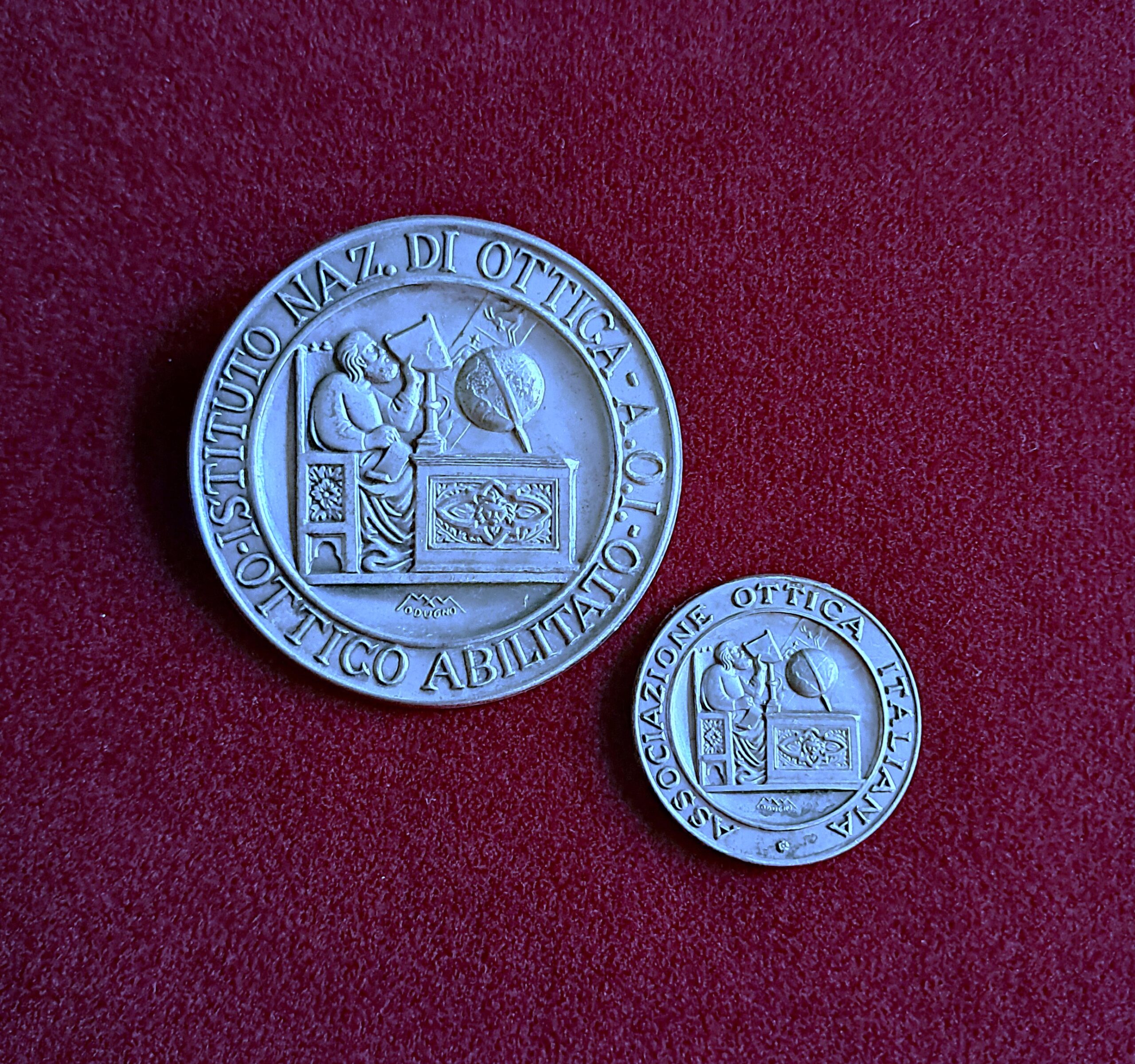 n. 1874 – Medaglia ”Istituto Nazionale di Ottica” su disegno di M. Modugno